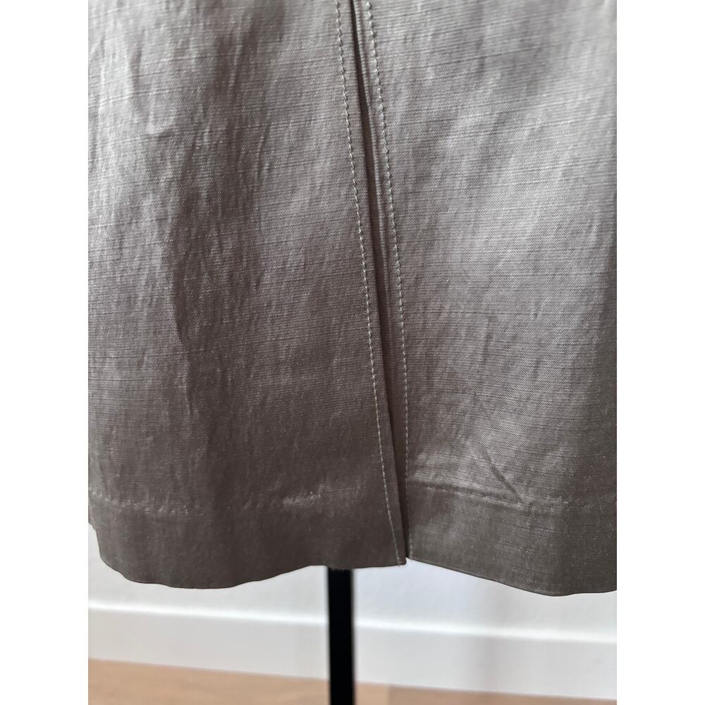 Banana Republic - NWOT Square Neck Belted Satin Dress Size 16 - Picture 5 of 5